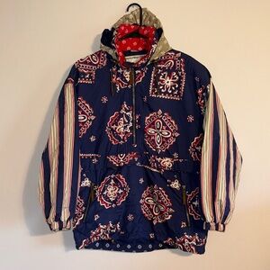 Obermeyer ladies half Zip Hooded Ski Snowboard Outdoor Active Coat size small